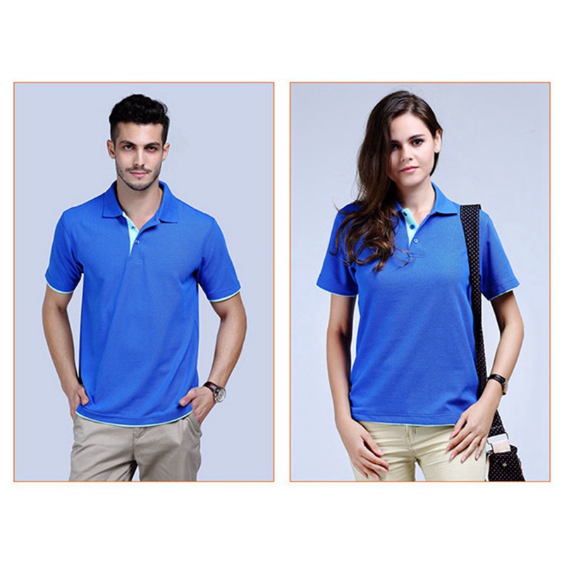 Design and custom polo shirts with screen printed logo, cotton ringer ...