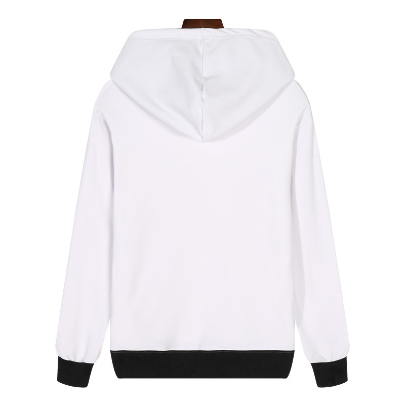 News style pullover hoodies with contrast cuff and hem, available for your logo printing HFCMH003 