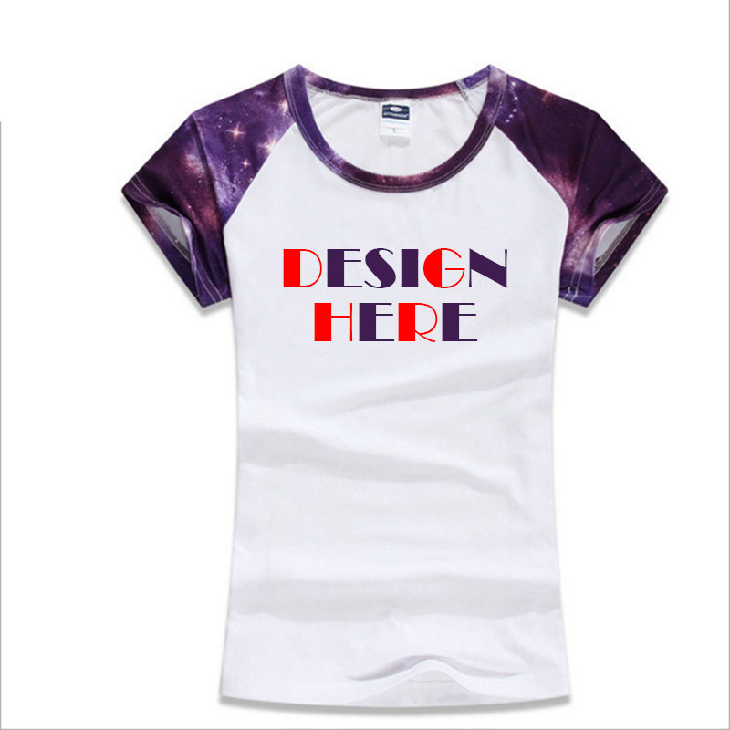 Women's fashion style starry starts raglan sleeve t-shirts HFCMT020