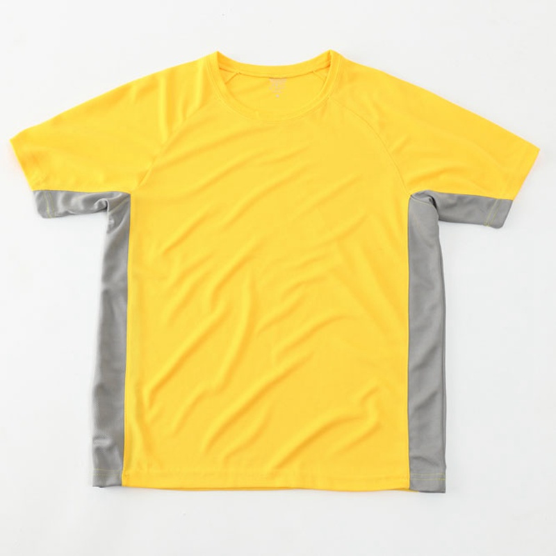 Custom made dri fit t-shirts online, logo printing on men's short sleeve crewneck dri fit performance t-shirts HFCMT026