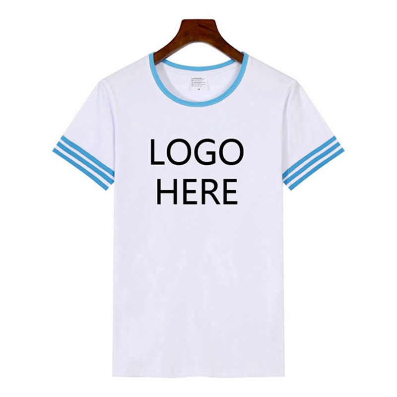 Unisex crewneck sleeve stripe t-shirts, personalized modal t-shirts HFCMT033