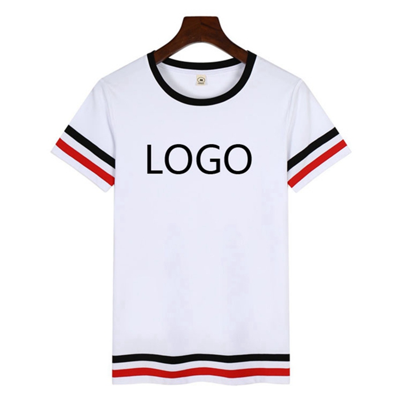 Custom wholesale plain performance t-shirts, stripe performance t-shirts design with your own logo HFCMT037