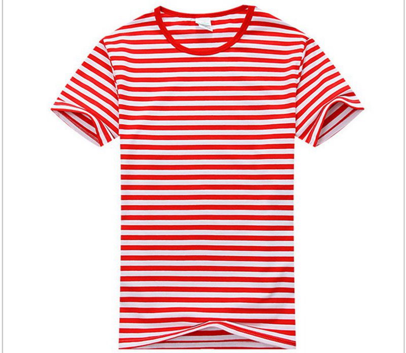 Design your own striped t-shirts, wholesale lycra cotton spandex ...