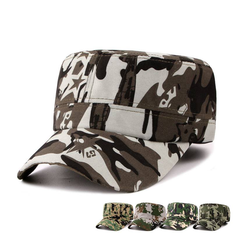 Custom design your own hats online, camouflage army caps supplier in China