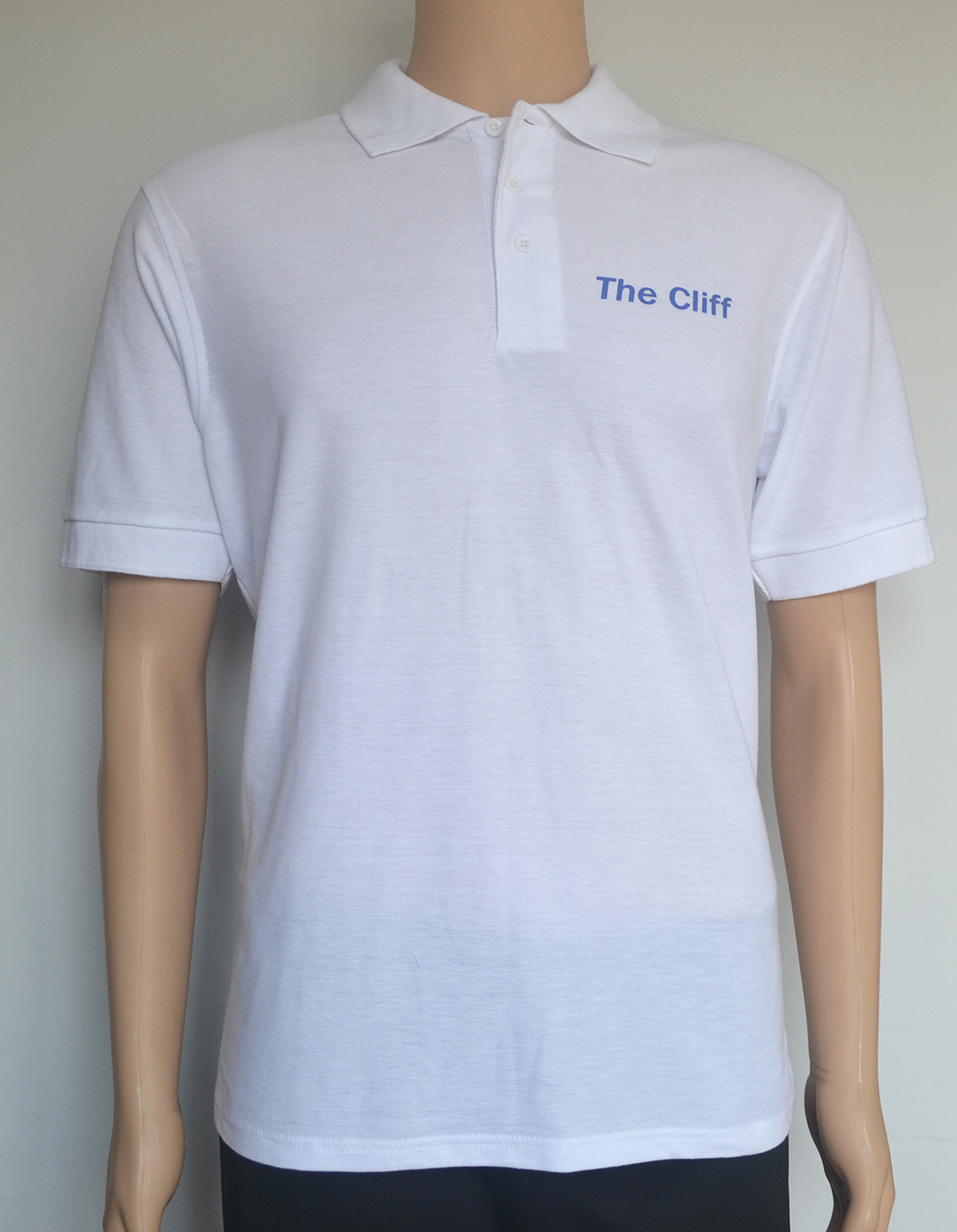 Custom your own polo shirts, 100% cotton company polo shirts with logo printed on left chest 