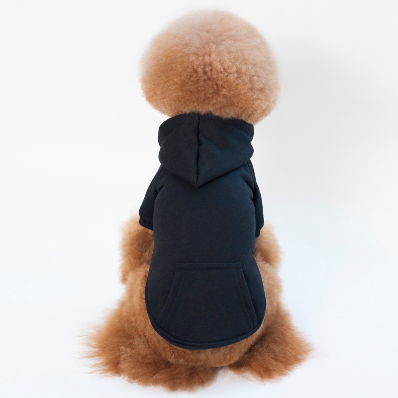 Wholesale fleece pet dog hoodies, custom pet dog fleece hoodies with pocket HFCMH301