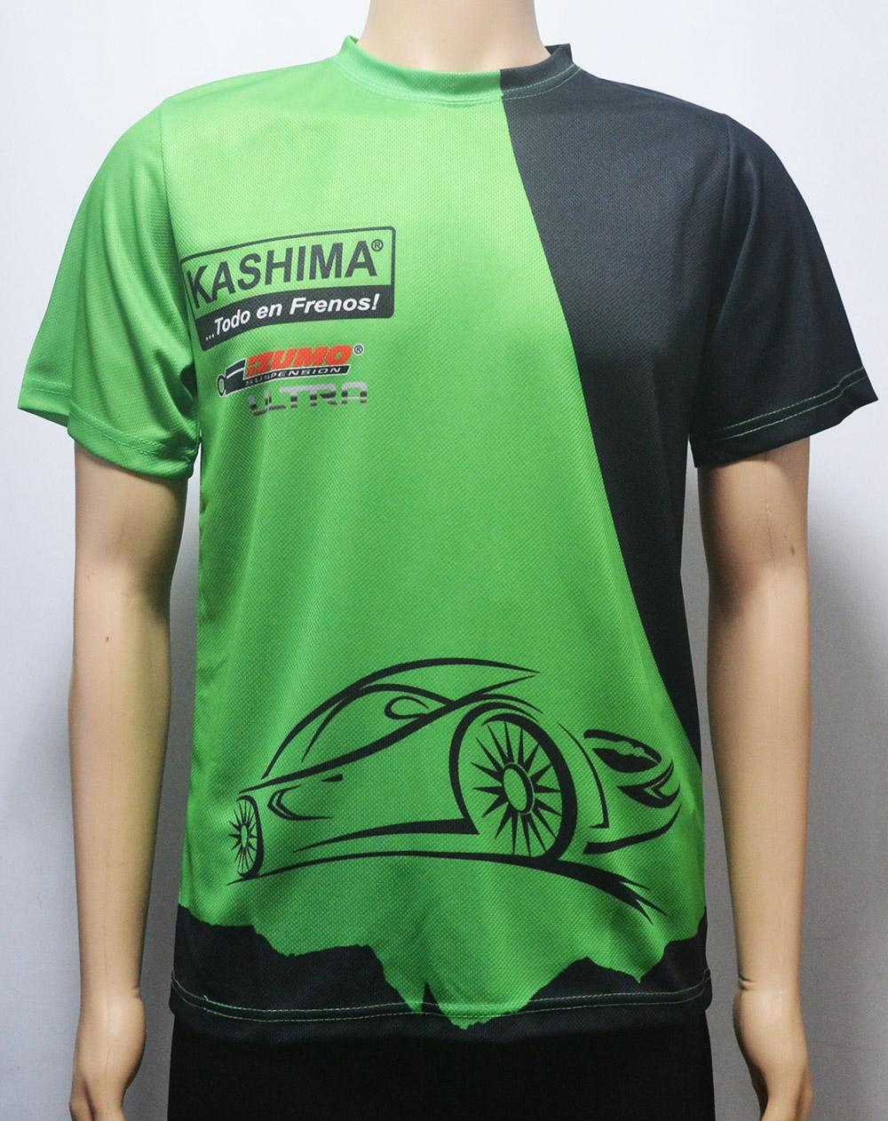 Custom all over printing promotional t-shirts, KASHIMA advertising t shirts with logo printed 