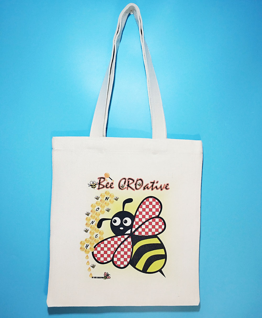 Printed Canvas tote bag 