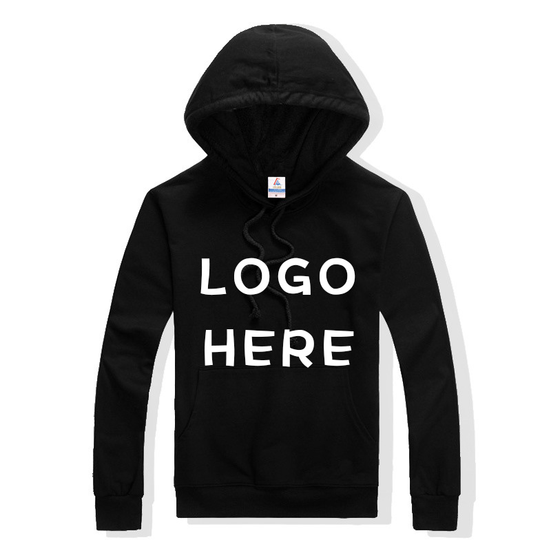 Custom Personalized pullover hoodie Sweatshirt, logo image text printed HFCMH007