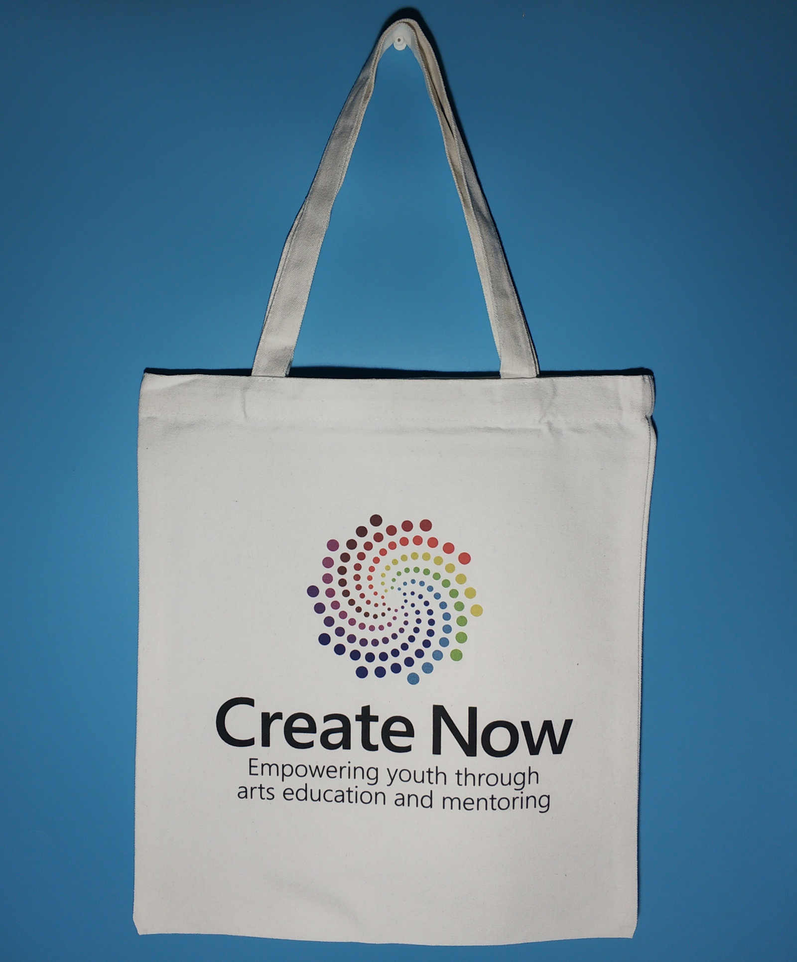 100% cotton material canvas tote bags with own logo printed 