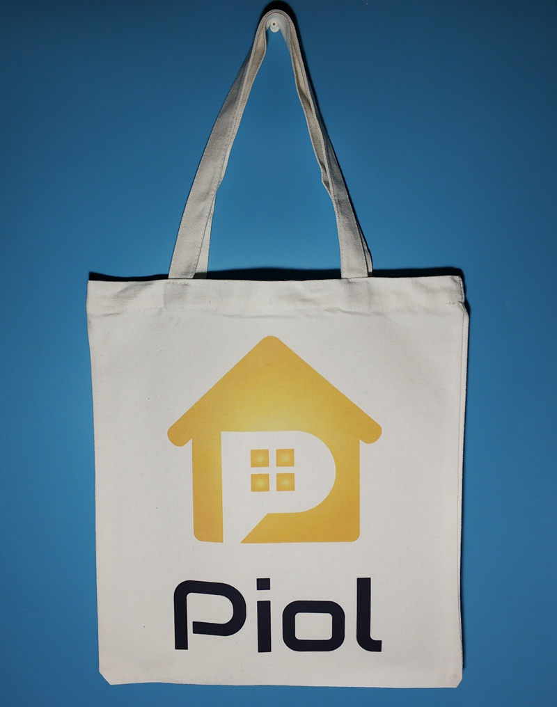 Promotional tote bags with logo printed 