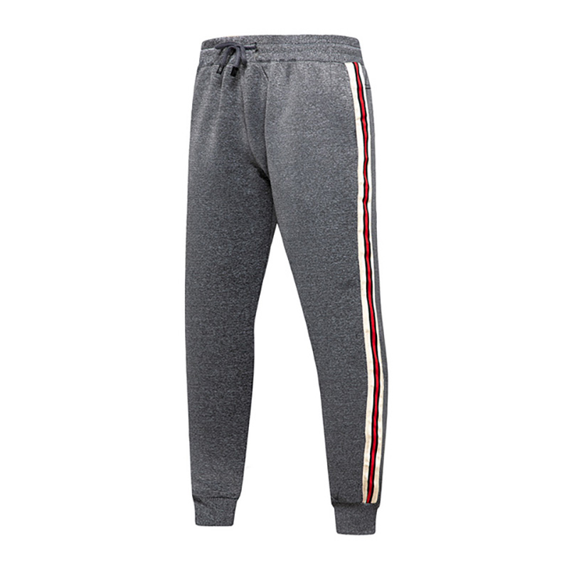 Men's fashion sweatpants with contrast side seam tape