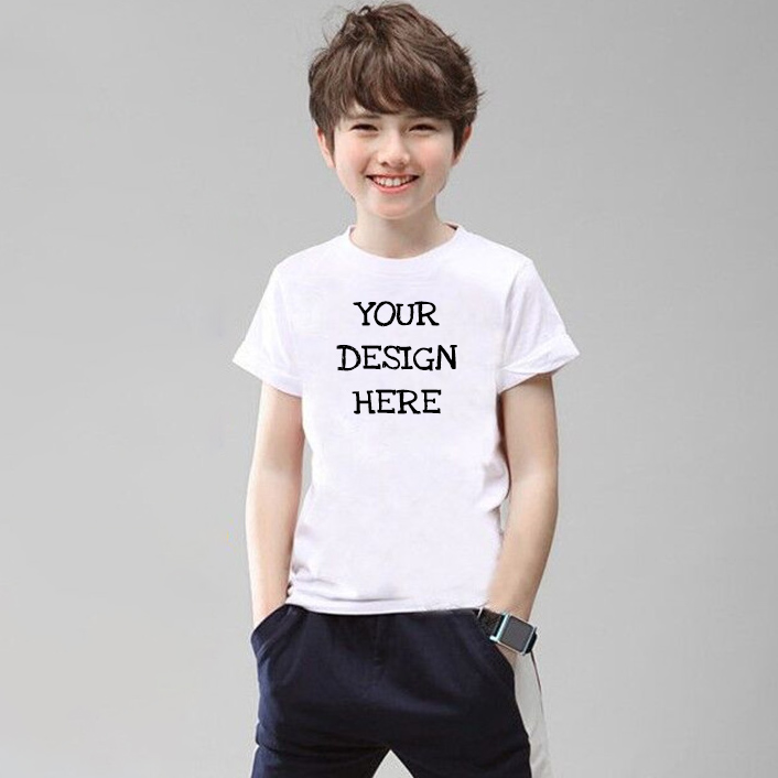 Custom printed kids dri fit performance t shirts  HFCMT024