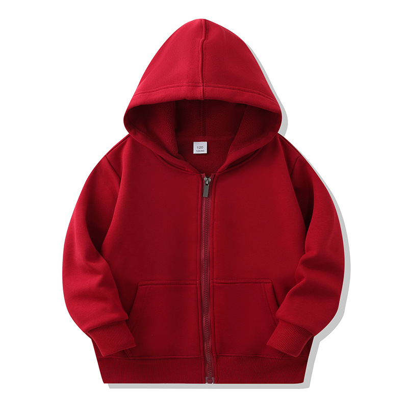 Kids heavy weight zipper hoodies HFCMH150