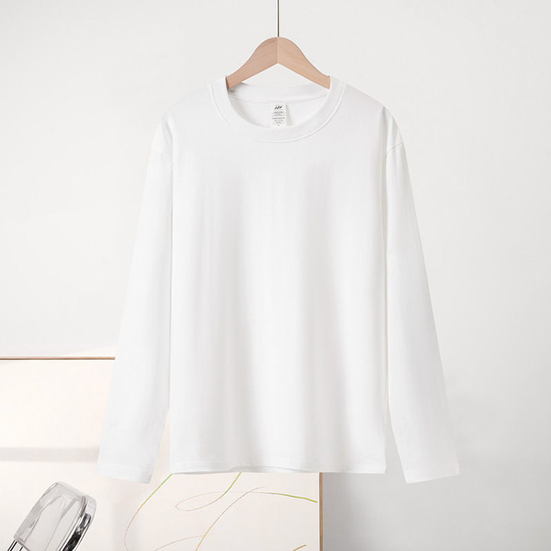 Unisex cotton long sleeve t-shirts HFCMT115