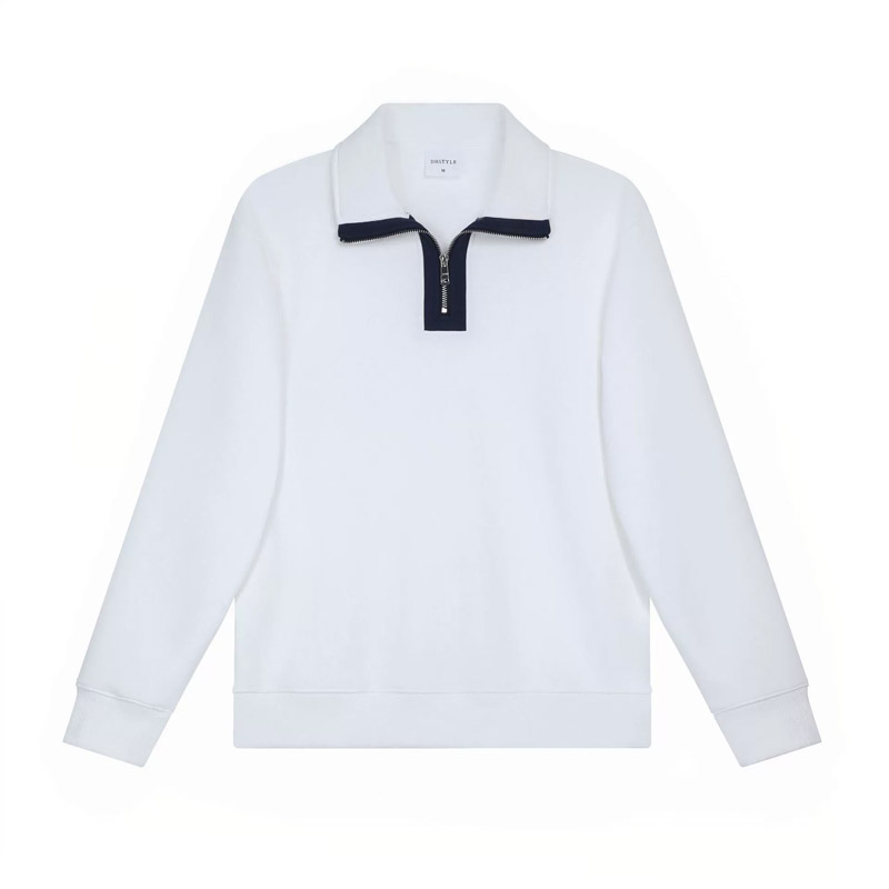 380GSM fashion design quarter zipper sweatshirts HFCMH171