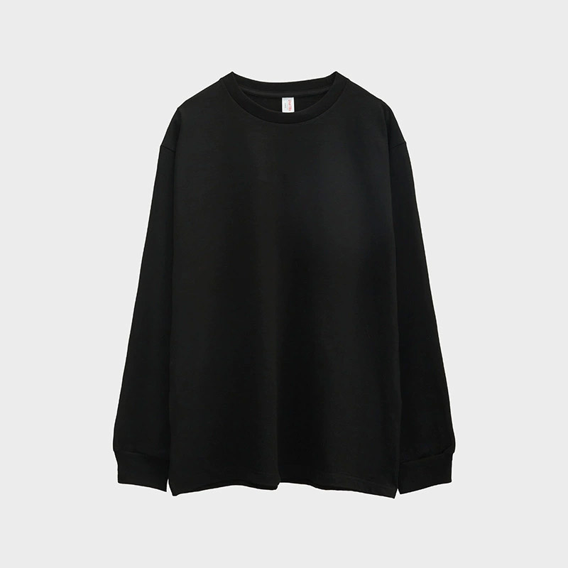 250GSM heavy weight 100% cotton unisex long sleeve t-shirts HFCMT150