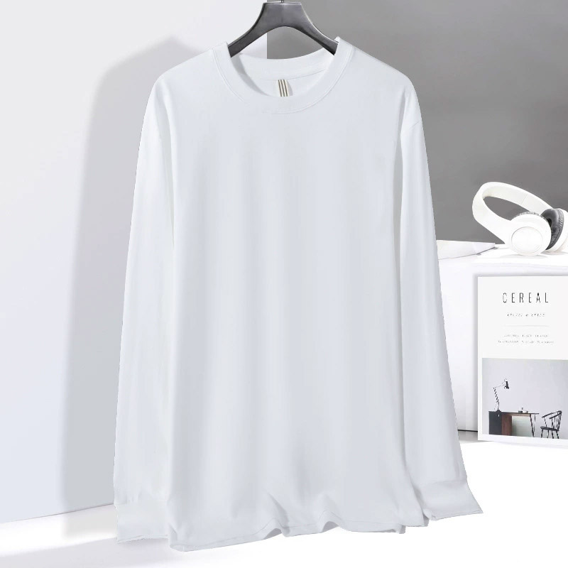 230 GSM heavy weight unisex long sleeve t-shirts with rib cuff HFCMT138