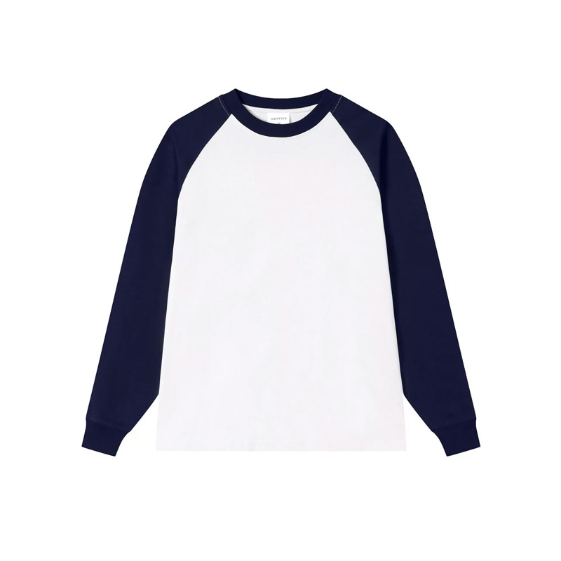 250 GSM heavy  weight raglan sleeve long sleeve t-shirts HFCMT141
