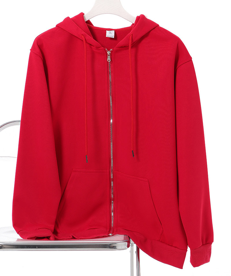 330GSM cotton like zipper hoodies HFCMH160