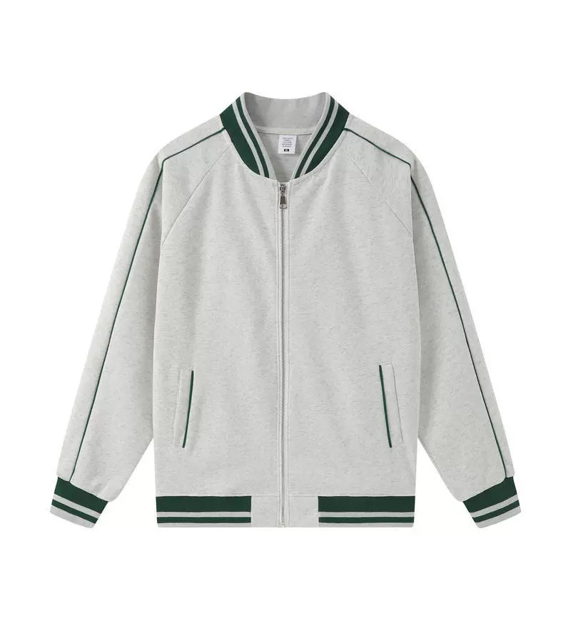 320 GSM cotton polyester composite material baseball jacket HFCMH103