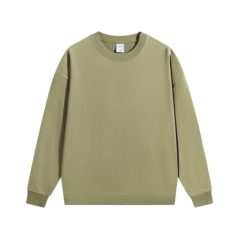 380 gsm unisex loose fitting crew neck sweatshirts HFCMH213