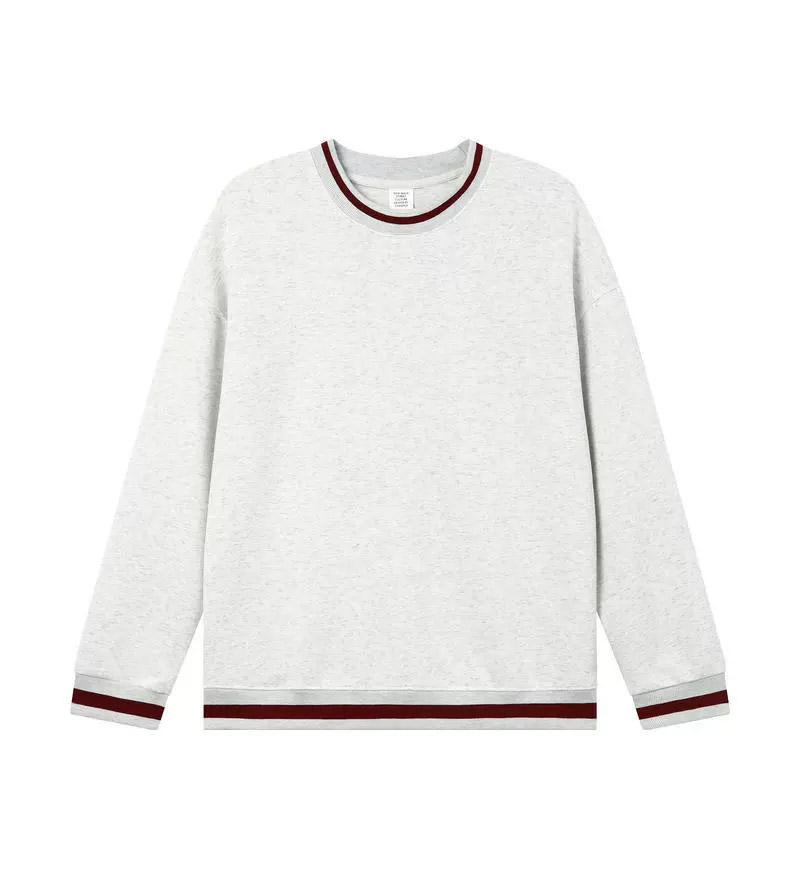 320 GSM crew neck sweatshirt, color-block sweatshirt HFCMH216