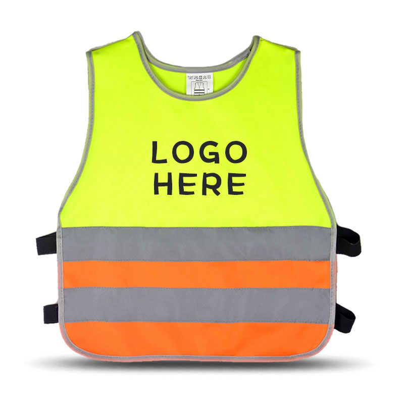 Wholesale kids hi vis reflective safty vests in China, cheap price safty vests for kids 