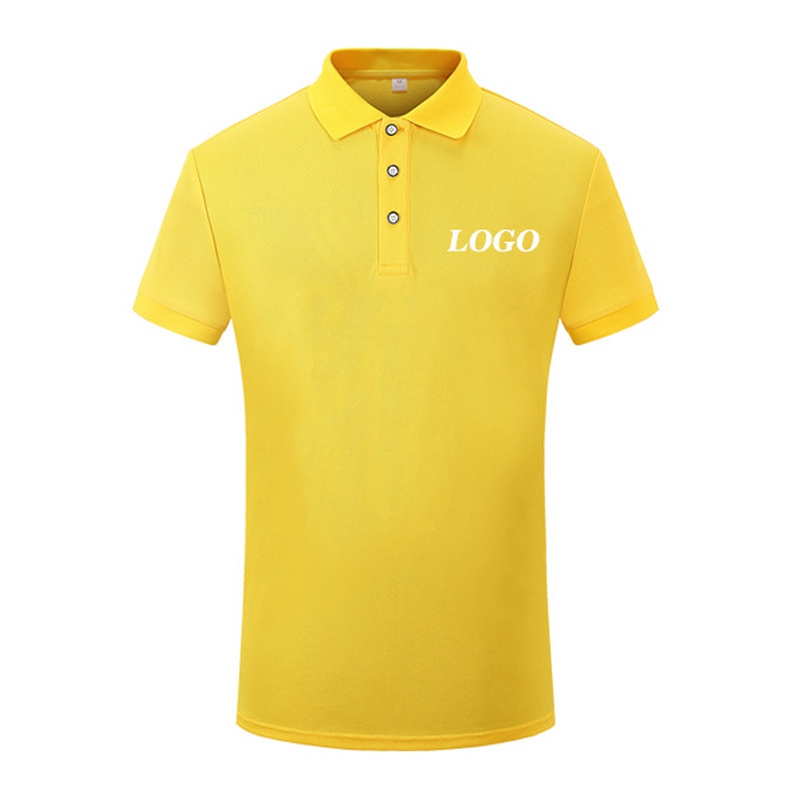 custom dri fit Performance polo shirts, company polos with own logo printed in China 