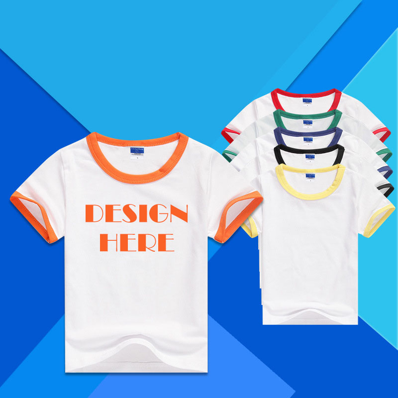 custom t-shirts printing, kids ringer t-shirts with logo printing 