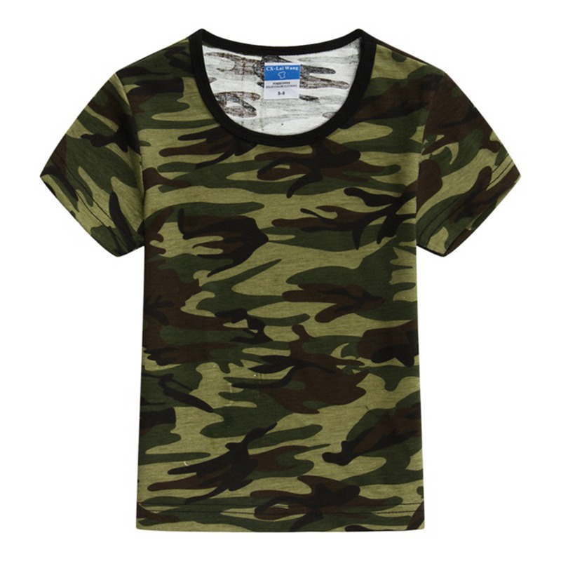 Design your own t-shirts online, Kids cotton camouflage t-shirts